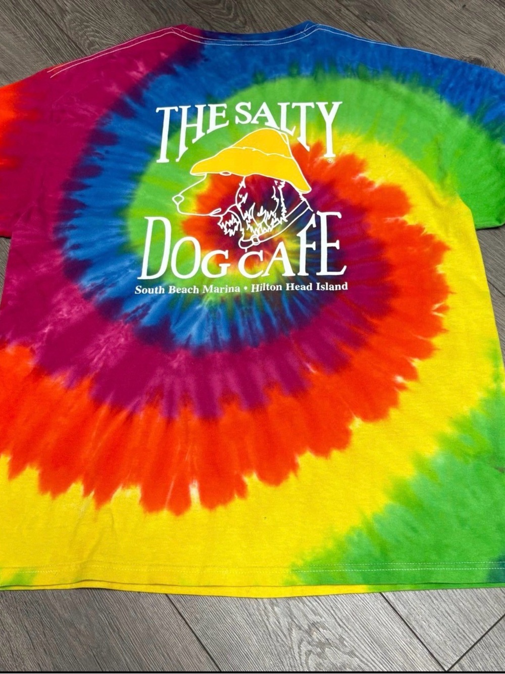 Source Unknown Multicolor Tie-Dye Dog Café T‑Shirt